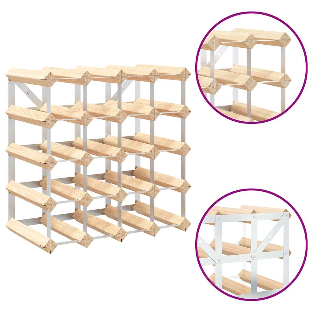 Garrafeira para 20 garrafas madeira de pinho maciça