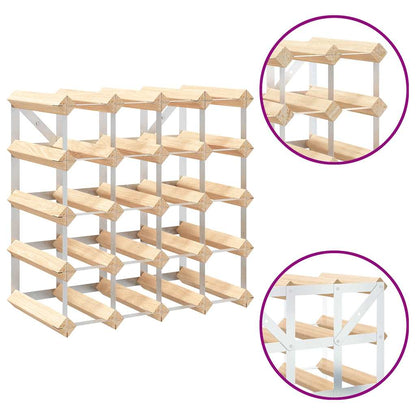 Garrafeira para 20 garrafas madeira de pinho maciça