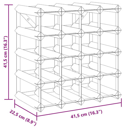 Garrafeira para 20 garrafas madeira de pinho maciça