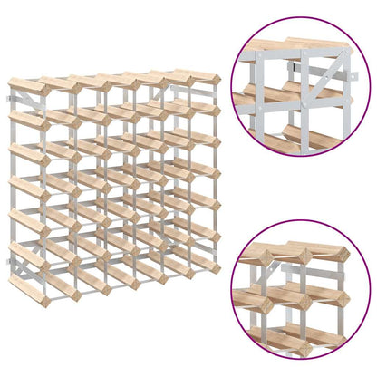 Garrafeira para 42 garrafas madeira de pinho maciça
