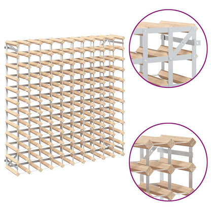 Garrafeira para 120 garrafas madeira de pinho maciça