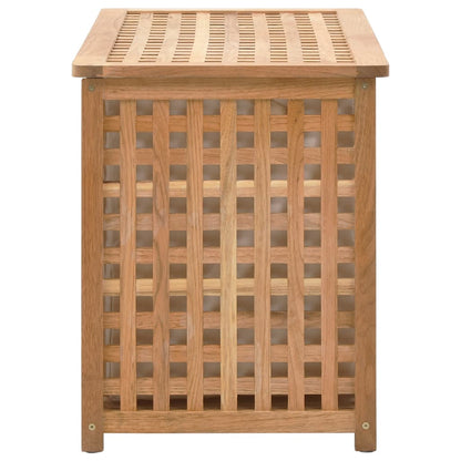 Arca p/ roupa suja 77,5x37,5x46,5 cm madeira nogueira maciça