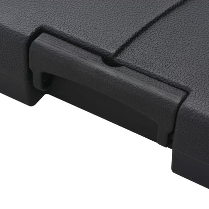 Guarda-sol de jardim com base portátil antracite