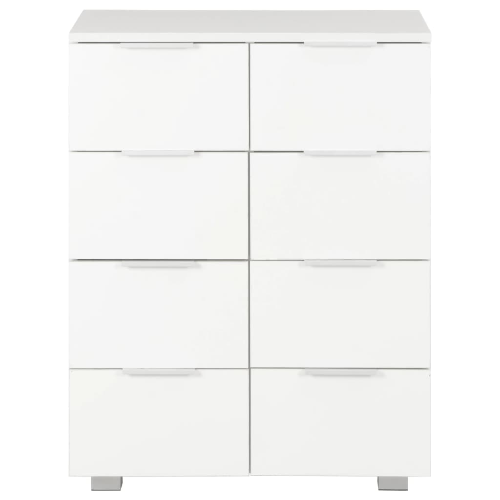 Aparador 60x35x80 cm derivados de madeira branco brilhante