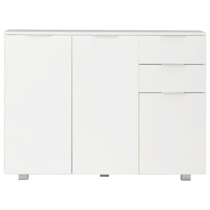 Aparador 107x35x80,5 cm branco brilhante