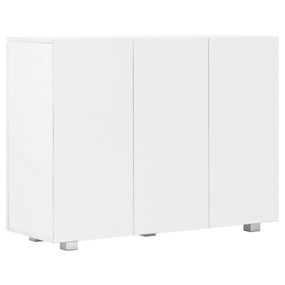 Aparador 107x35x80,5 cm branco brilhante