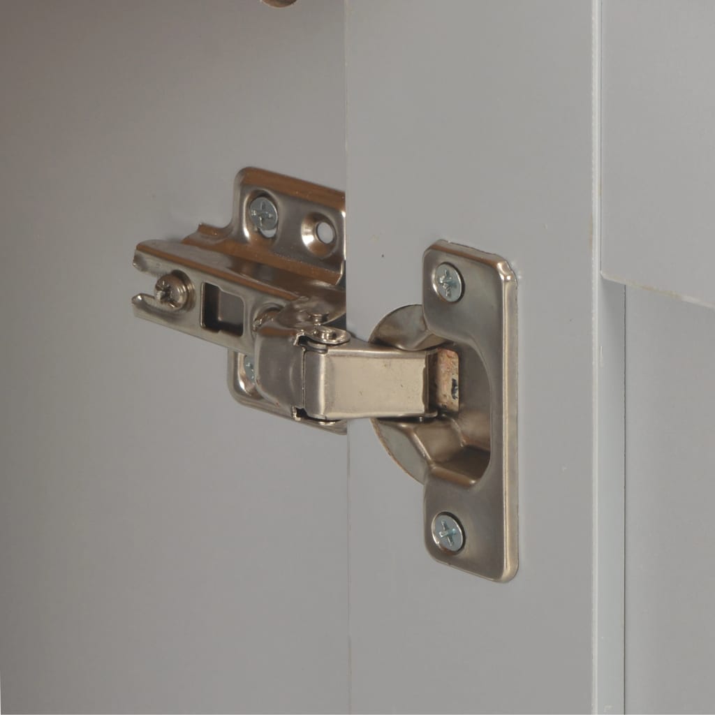 Móvel de TV de madeira com melamina cinzento