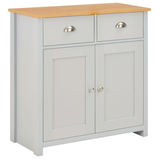 Aparador 79x35x81 cm cinzento