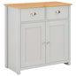 Aparador 79x35x81 cm cinzento