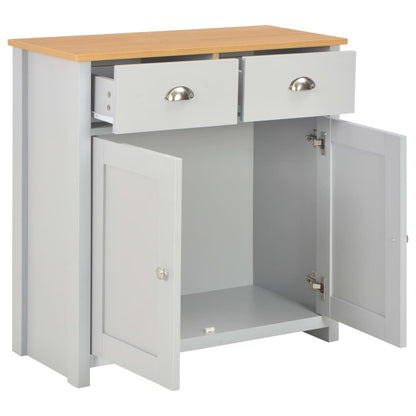 Aparador 79x35x81 cm cinzento