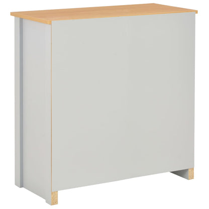 Aparador 79x35x81 cm cinzento