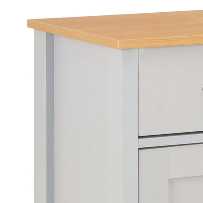 Aparador 79x35x81 cm cinzento