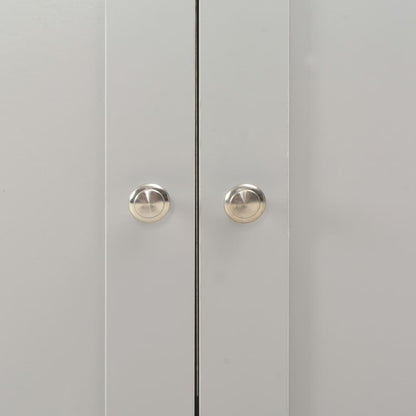 Aparador 79x35x81 cm cinzento