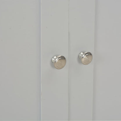 Aparador 112x35x81 cm cinzento