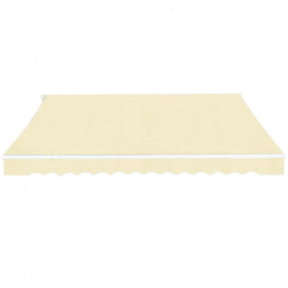 Toldo dobrável manual 600 cm creme