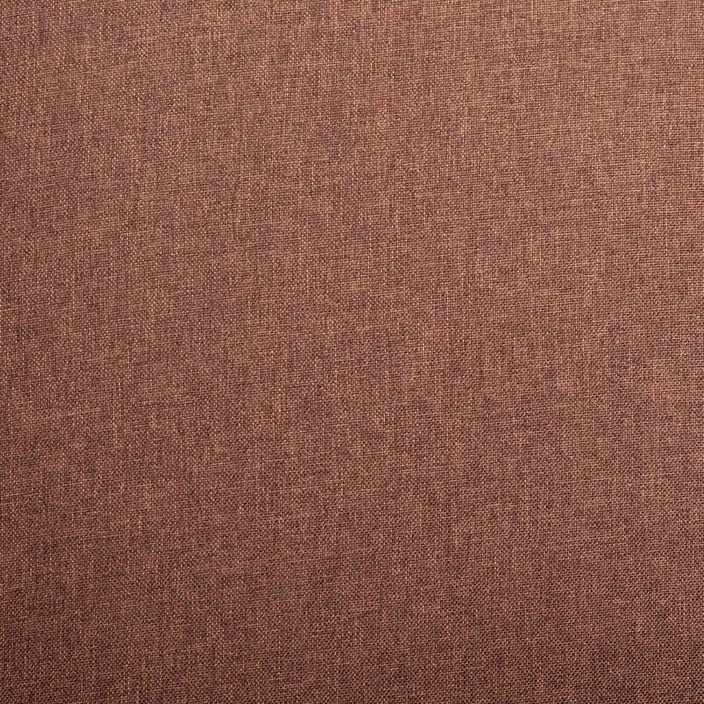 Poltrona em tecido castanho