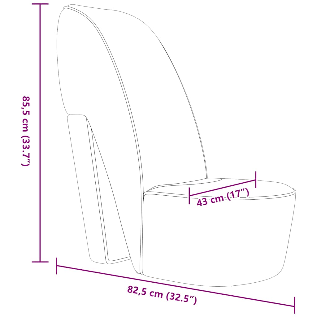 Cadeira estilo sapato de salto alto couro artificial preto