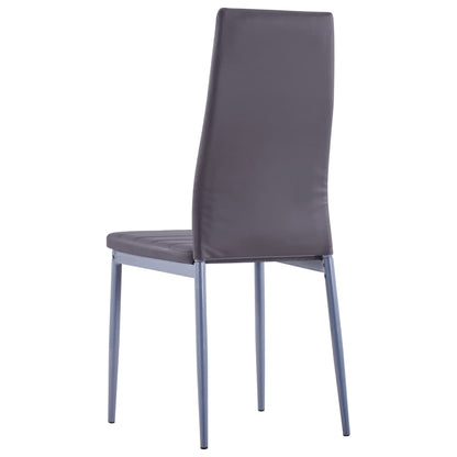Conjunto de jantar 5 pcs cinzento