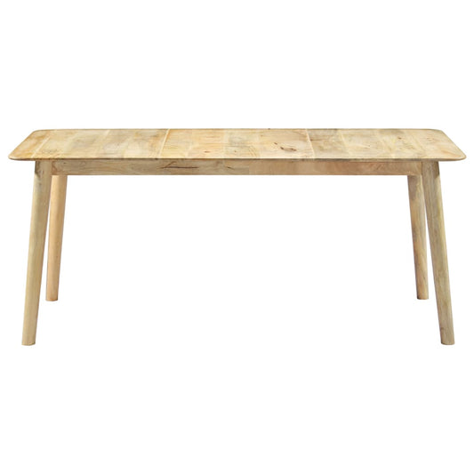 Mesa de jantar madeira de mangueira maciça 180x90x76 cm