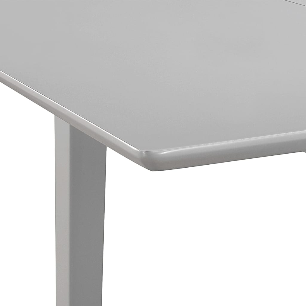 5 pcs conjunto de jantar MDF cinzento