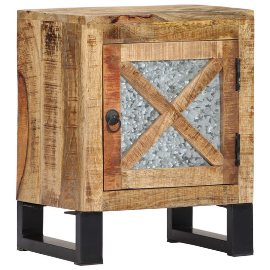 Mesa de cabeceira 40x30x50 cm madeira de mangueira maciça