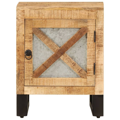Mesa de cabeceira 40x30x50 cm madeira de mangueira maciça