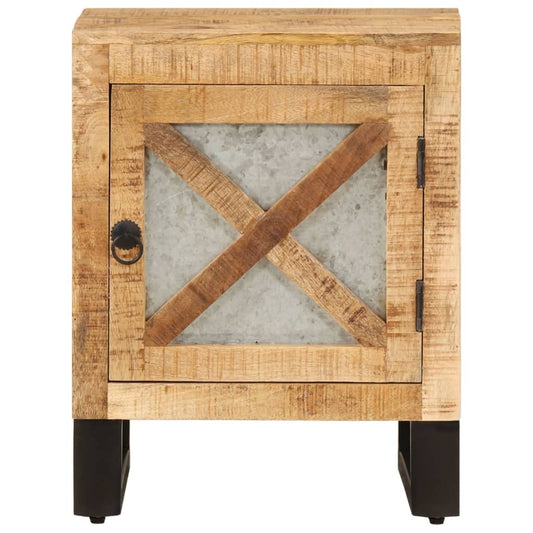 Mesa de cabeceira 40x30x50 cm madeira de mangueira maciça