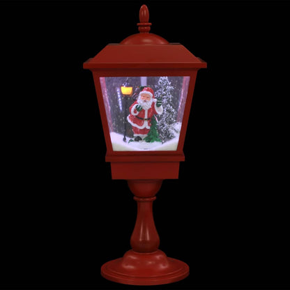 Candeeiro pedestal natalício com Pai Natal 64 cm LED