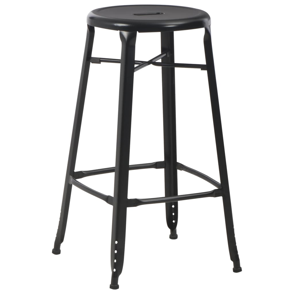 3 pcs conjunto de bar em aço preto