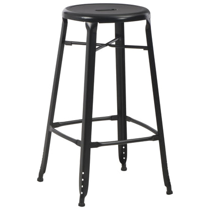 3 pcs conjunto de bar em aço preto