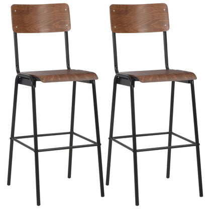 3 pcs conjunto de bar em aço castanho e preto