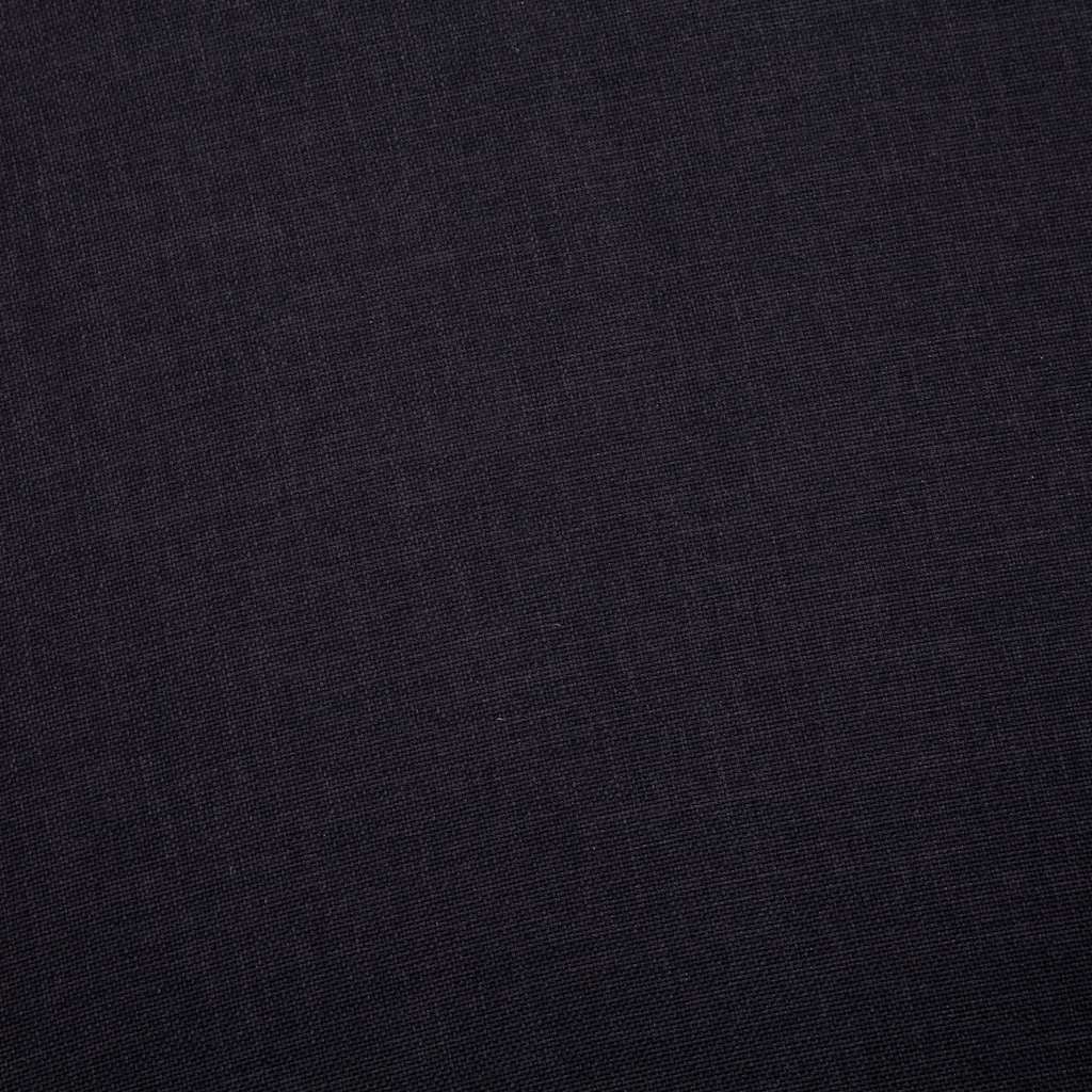 2 pcs conjunto de sofás tecido preto