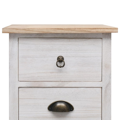 Móvel lateral 35x25x57 cm madeira de paulownia