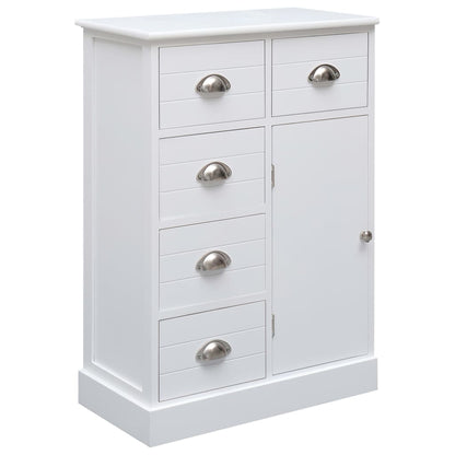 Aparador com 10 gavetas 113x30x79 cm madeira branco