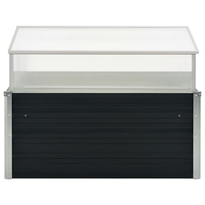 Estufa 100x100x77 cm aço galvanizado antracite