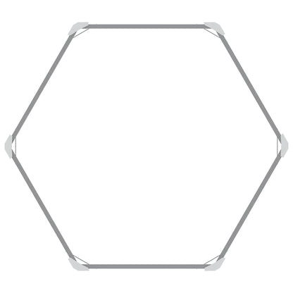 Canteiro elevado jardim aço galvanizado 129x129x77 cm antracite