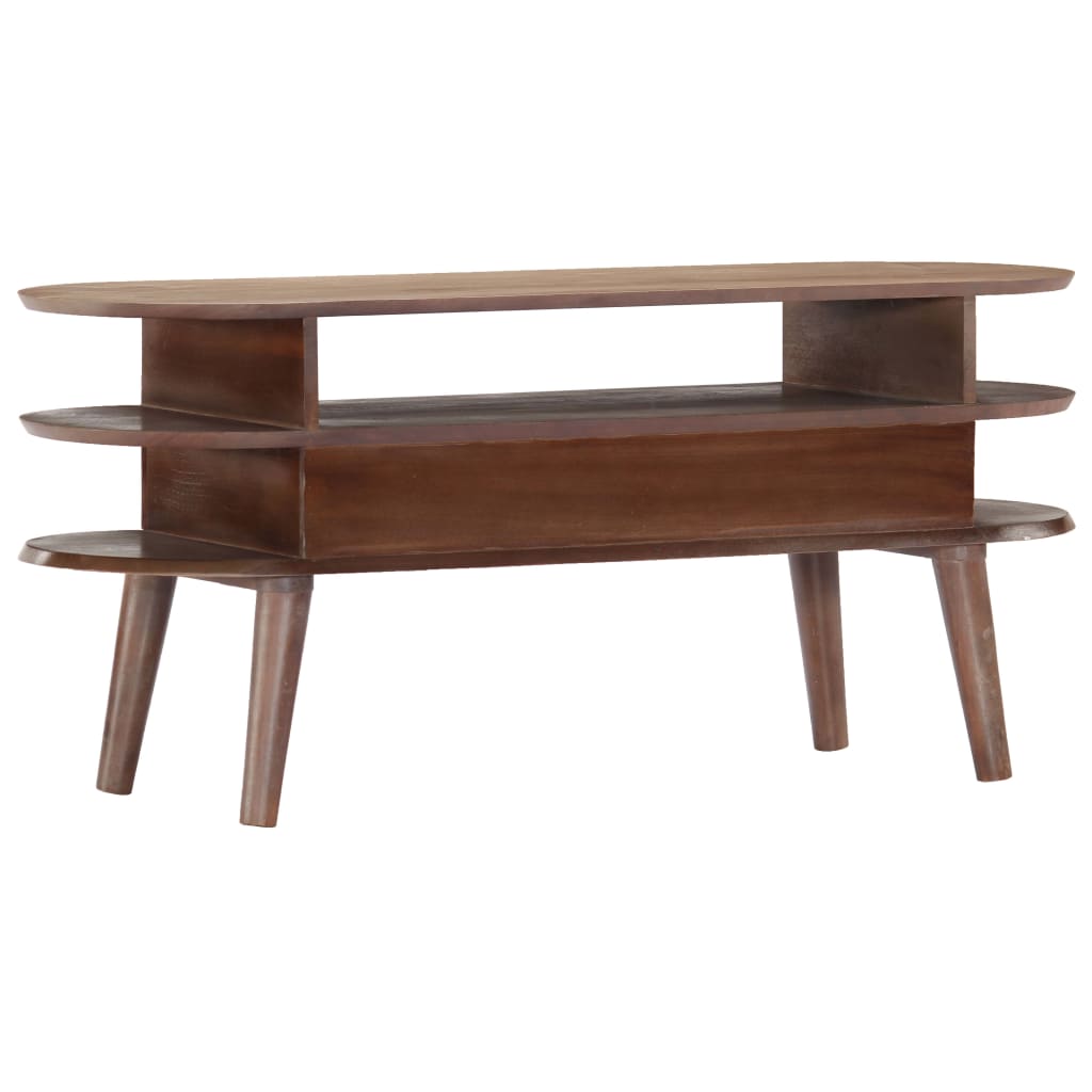 Móvel de TV de madeira de acácia maciça