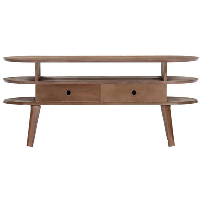 Móvel de TV de madeira de acácia maciça