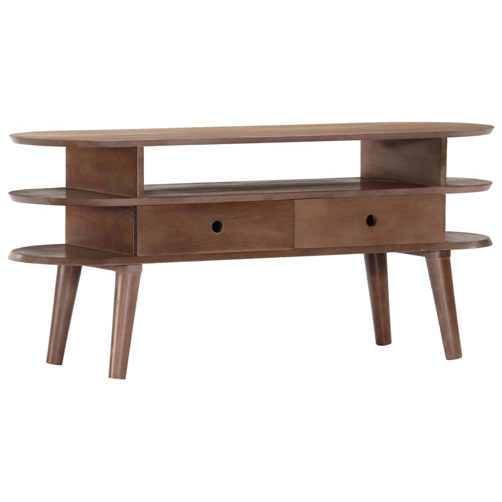 Móvel de TV de madeira de acácia maciça