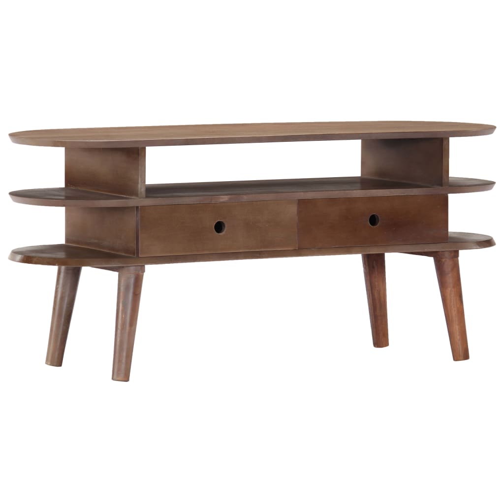 Móvel de TV de madeira de acácia maciça