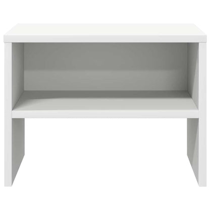 Mesa-de-cabeceira 40x30x30 cm aglomerado branco