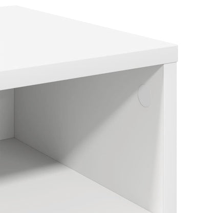 Mesa-de-cabeceira 40x30x30 cm aglomerado branco