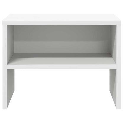 Mesas-de-cabeceira 2 pcs 40x30x30 cm contraplacado branco