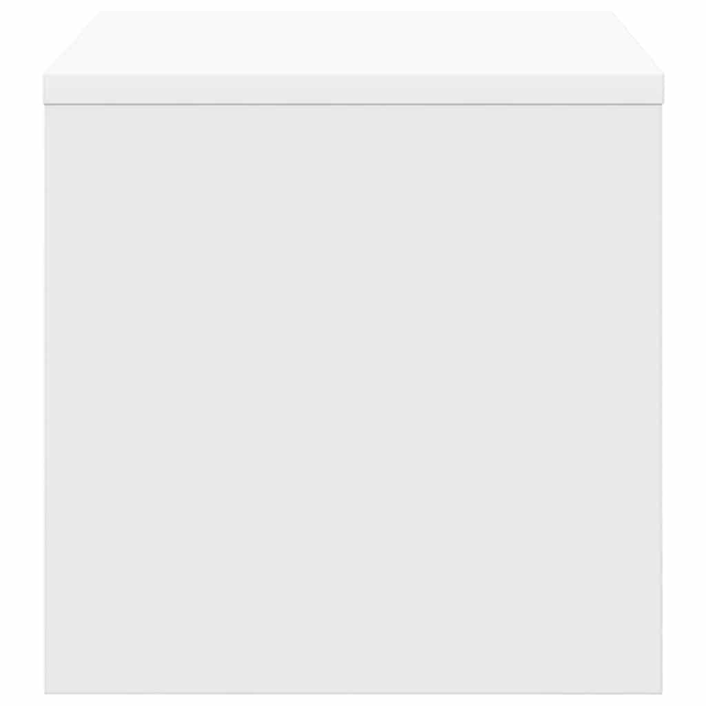 Mesas-de-cabeceira 2 pcs 40x30x30 cm contraplacado branco