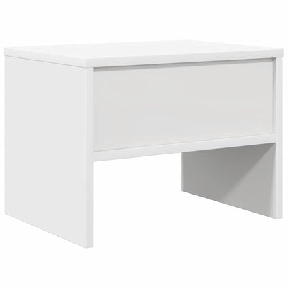 Mesas-de-cabeceira 2 pcs 40x30x30 cm contraplacado branco