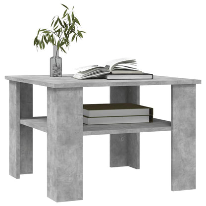 Mesa de centro derivados de madeira cinzento cimento