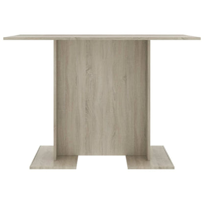 Mesa de jantar 110x60x75 cm derivados madeira carvalho sonoma