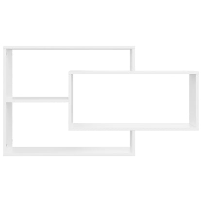 Prateleiras de parede 104x20x58,5cm derivados de madeira branco