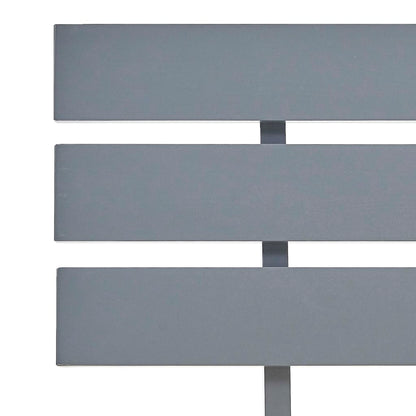 Estrutura de cama 180x200 cm pinho maciço cinzento