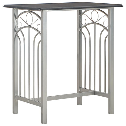 3 pcs conjunto de bar em madeira e aço preto